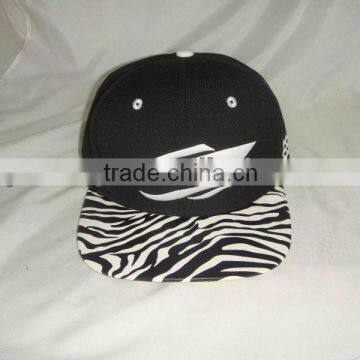 custom leopard-print snapback hat