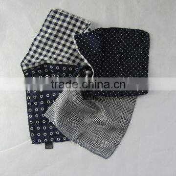 Customize Silk Scarf/handkerchief/pocket Square With Printing, Hot-sale Fashion Suit Handkerchief for Business Men photo-3