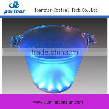 Custom Promotional Plastic Lighted Up Ice Bucket