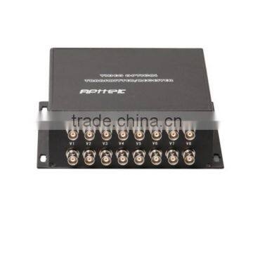 16-channel video+1-channel reverse data RS485 digital optical transceiver