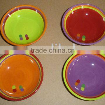 handpainted ceramic dish set