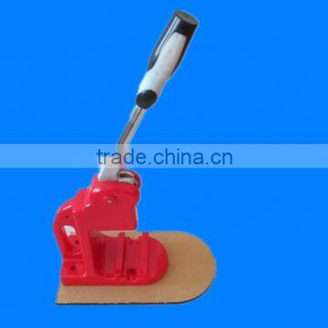 Rectangle button making machine
