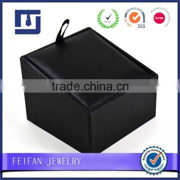 New Product Wholesale Customized Leather Cufflinks Box, Jewelry Box