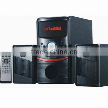 2.1 bluetooth computer speakers, Yoomax 2.1 computer speaker with SD/USB/FM and remote (YX-338)