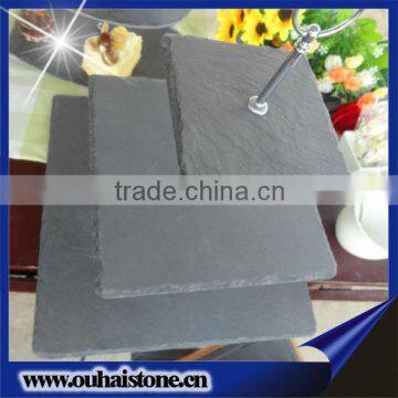 slate serving tower dinnerware stone plate