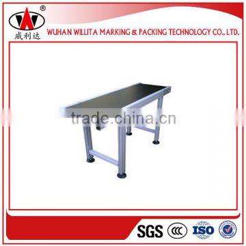 flat stainless steel rubber belt conveyor