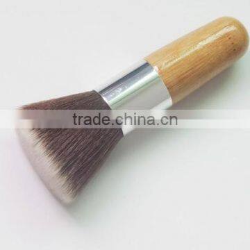 flat top make up powder brush,taklon hair beauty tools