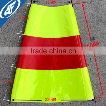 36 Inches Yellow Red Yellow Color Reflective Traffic Cone Sleeve photo-4