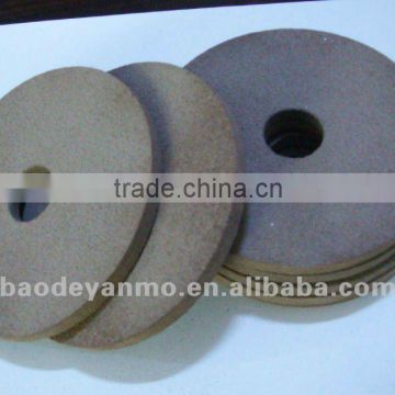 straight rubber bond wheel for fine grinding