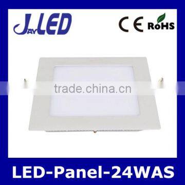 square ultra thin led panel light 24w for indoor