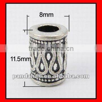 Zinc Alloy Tube Beads(PALLOY-B807-AS)