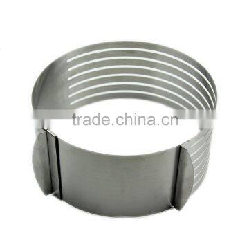 16-20cm Adjustable Stainless Scalable Mousse Cake Ring Layer Slicer Cutter Mould photo-2