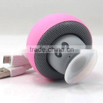 Mini Mobile Phone Portable Stereo Sucker Bluetooth Speakers for Car