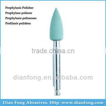 Ar101F Light Green RA Shank Low Speed Bullet Silicone Rubber Prophylaxis Polisher For Polishing Ceranic Used Dental Equipment