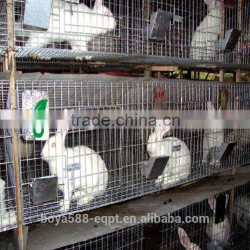 3 tiers 12 rabbits large rabbit cages indoor breeding sold to Russia