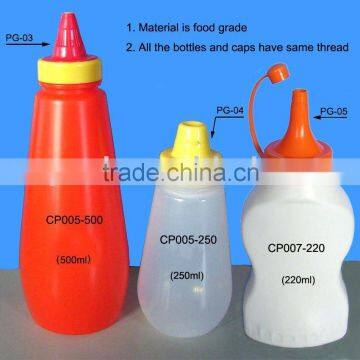 Kitchen Tool Plastic Sauce Ketchup Condiment Squeeze Bottle photo-5