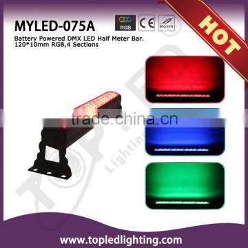 China Supply and Top Quality 120(R48, G36, B36)10mm Battery LED RGB Wall Wash Light