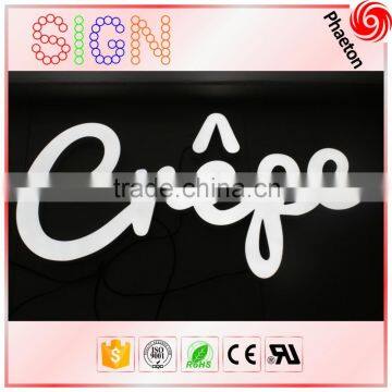 3d epoxy resin letter led light sign