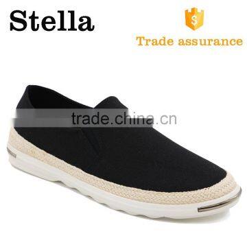 Classical black men slip on sneaker