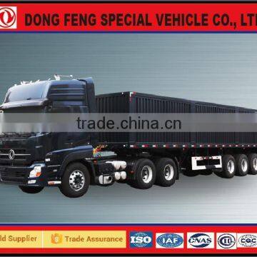 dongfeng vehicles EQ9401 Van tank semi trailer truck made in china manufacturing for sale