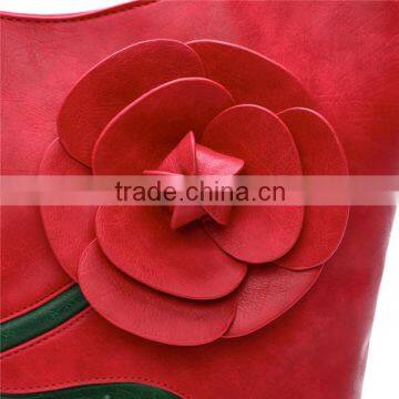 Big Tote Floral Embroidery Sling Bags New Style Ladies Handbags photo-5