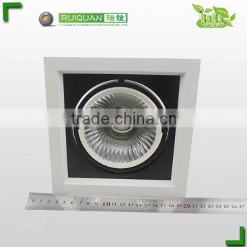 12w square led grill down light