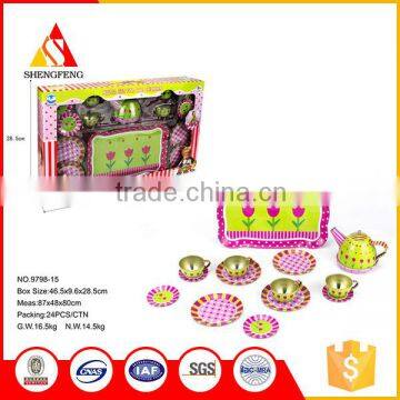 tea cup and saucer set with rack drink cup set tea toys