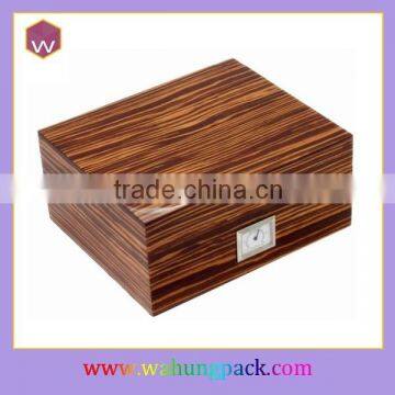 Customized Wooden Temperature Controlled Cigar Humidor Wh-3039