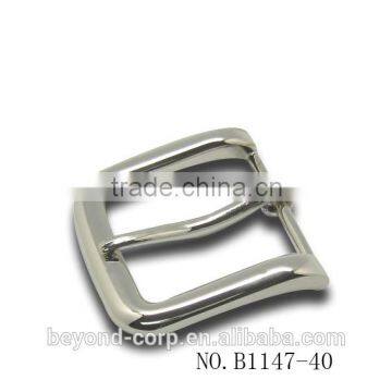 Zinc alloy beyond corp nickel free hot selling pin 40mm belt buckle for men & lady