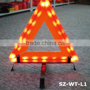 warning triangle emergency led light