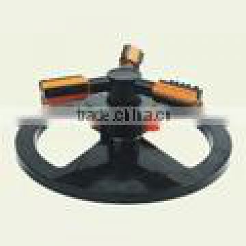 three arm water sprinkler for lawn irrigation