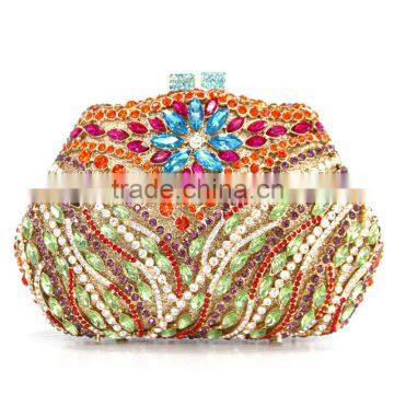 Top one OEM design Envelope clutch bag for party women's clutch purse Crystal Evening Clutch bag