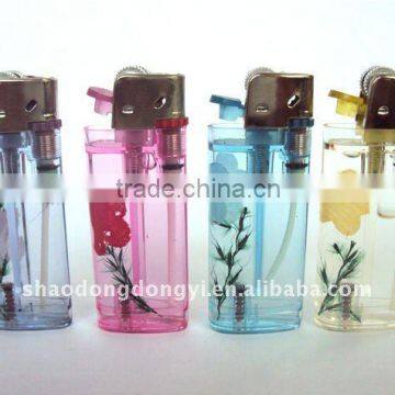 Mini Flint Drop Lighter, Flower in Tank