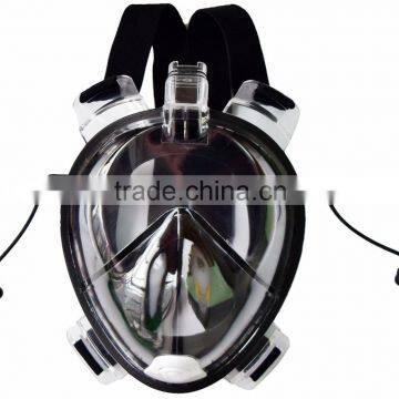 full face diving mask with ear plug