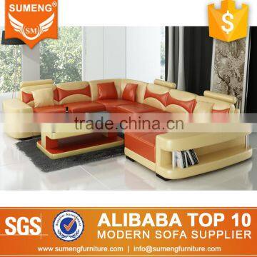 Sumeng New Arrival Living Room Cheap Leather Sofa Sets Quality Choice photo-4