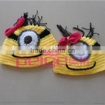 factory different styles baby minions beanie hat