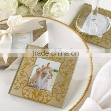 Wedding Favors Photo Frame Glass Coaster