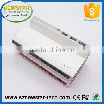 High Quality 12000mah Power Bank Built-in Desk Lamp and 3 Port 3.1A High Output photo-4