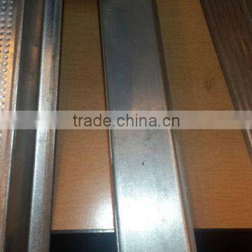 Galvanized metal furring channel for ceiling