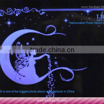 LED Light Brown Color Leather Wedding Album Photo photo-6