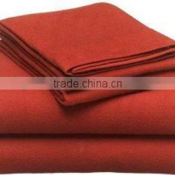 100% Bamboo sateen anti-bacterial sheet set red colour