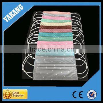 3ply spunlace fabric disposable non-woven face mask