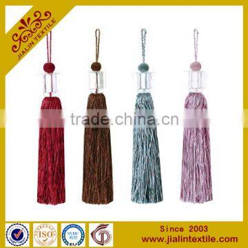 Decoration tassel crystal bead pompom home decor tassel type for curtain,car,key                        
                                                Quality Choice