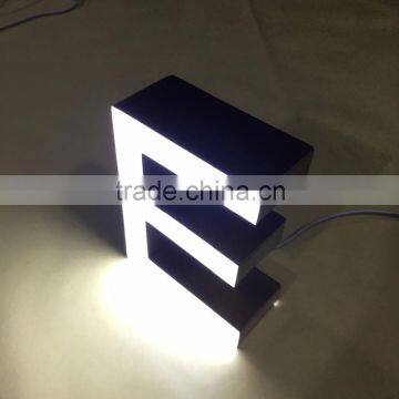 Advertising frontlit channel letter led epoxy resin letter