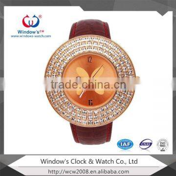 beautiful ladies watch for ladies alloy case material