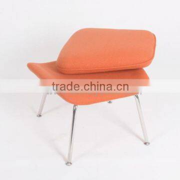 Furniture Factory Wholesale Fiberglass Lounge Womb Leisure Chair With Cushion Cashmere Womb Chair photo-5