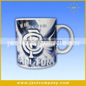 Sports Related Singing Ceramic Mug With Logo