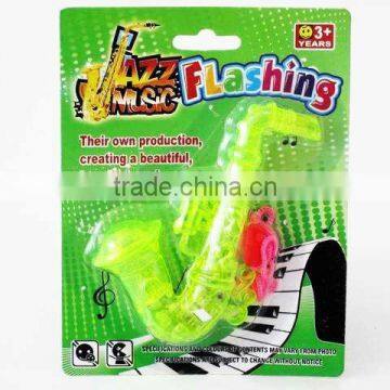 electric Saxophone with Flash