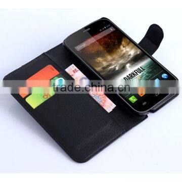 Modern hot-sale flip leather cover for wiko darkfull