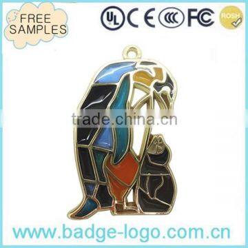 hot sale metal penguin pendants